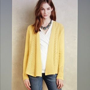 Anthropologie Nansen Pointelle Cardigan by Rosie Neira